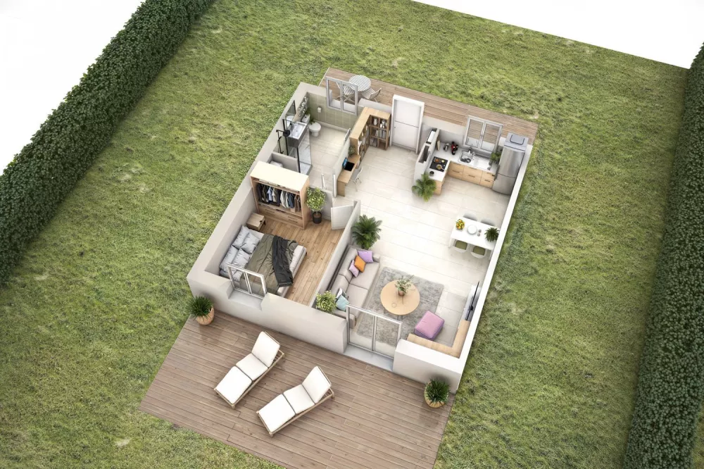 Image du modèle de maison plan perle 1