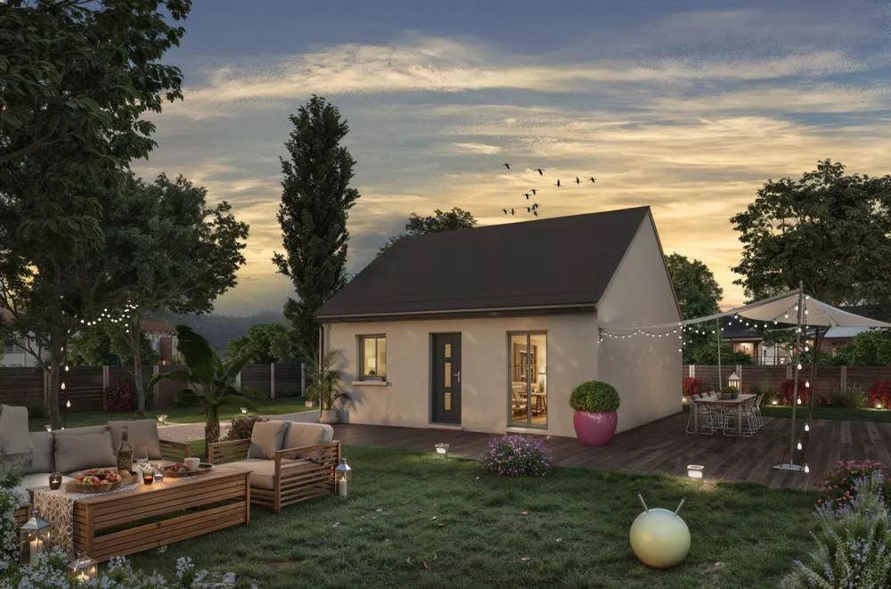 Image du modèle de maison perle2 nuit