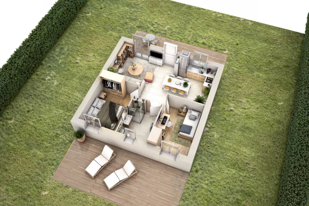 Image du modèle de maison plan perle 2