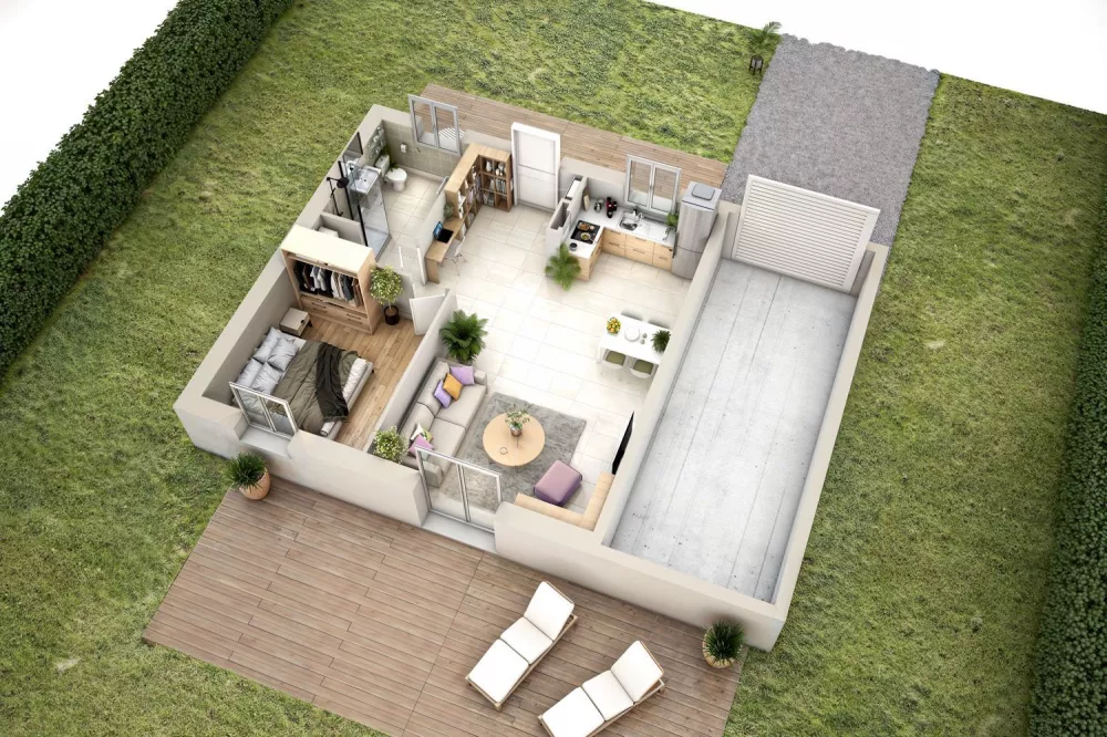 Image du modèle de maison plan GI