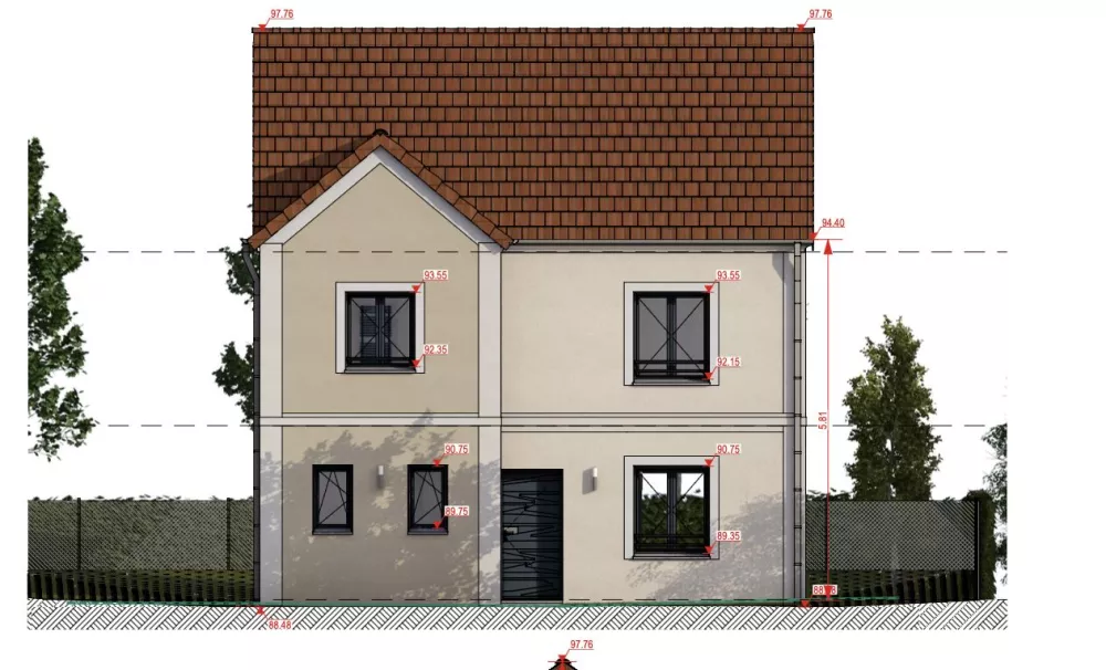 Image du modèle de maison FACADAE AVANT