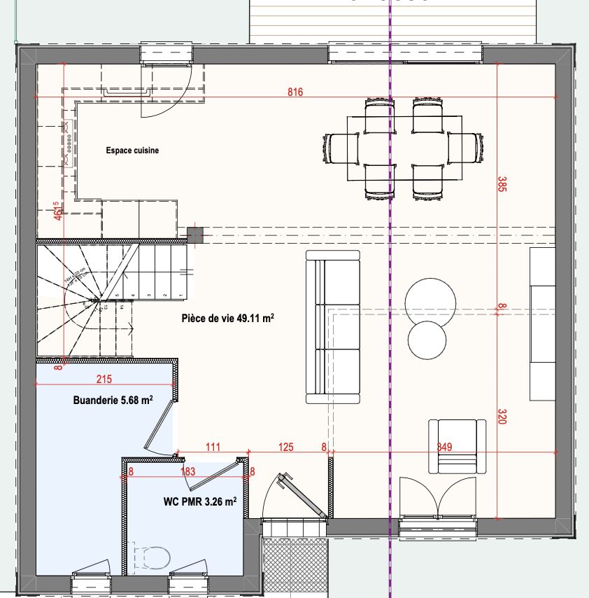 Image du modèle de maison PLAN RDC