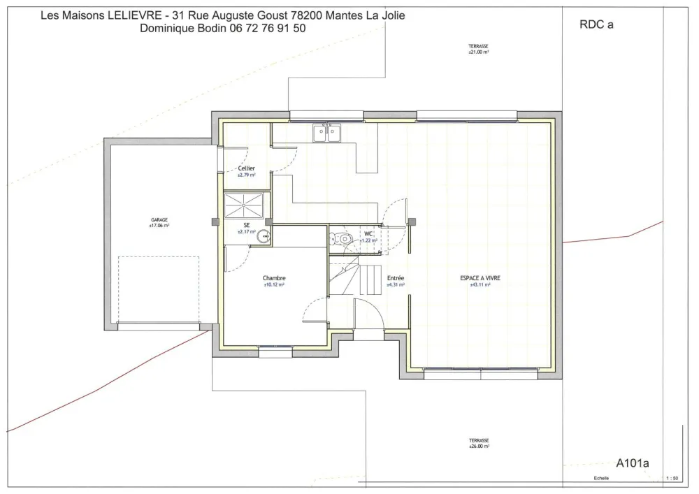 Image du modèle de maison RDC 102