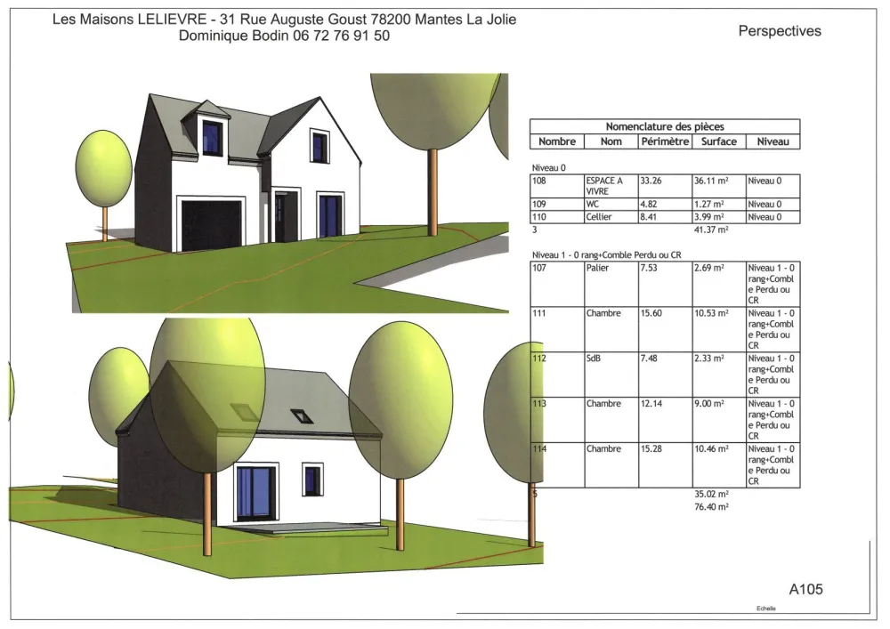 Image du modèle de maison Perspectives 76