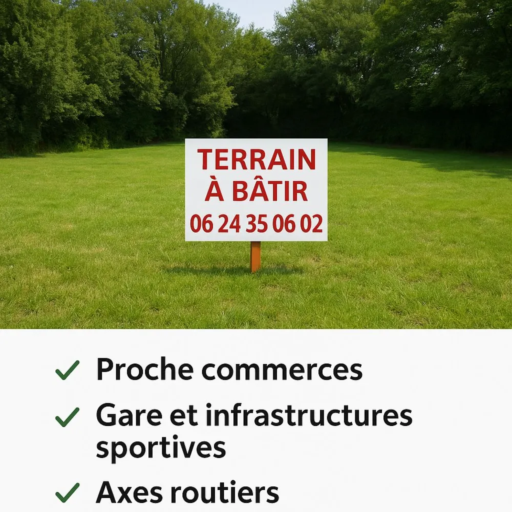Image du terrain Terrain à bâtir de 316 m² à LA FERTE-ALAIS (91)