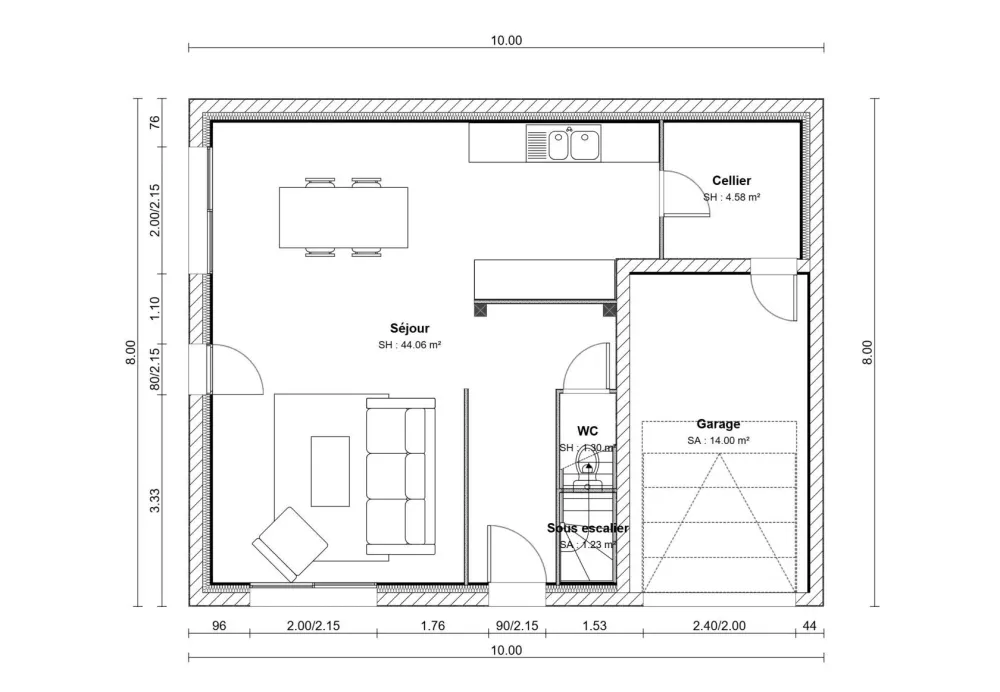 Image du modèle de maison Plan RDC (6)