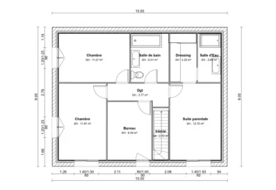 Image du modèle de maison Plan Étage 1 (1)