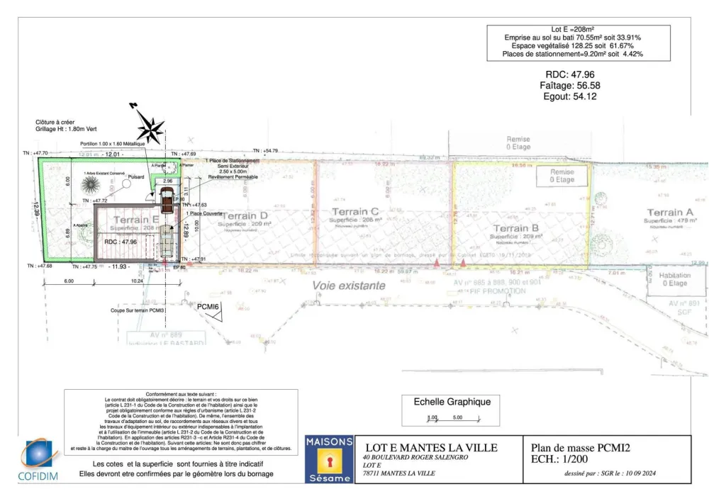 Image du modèle de maison LOT E IMPLANTATION