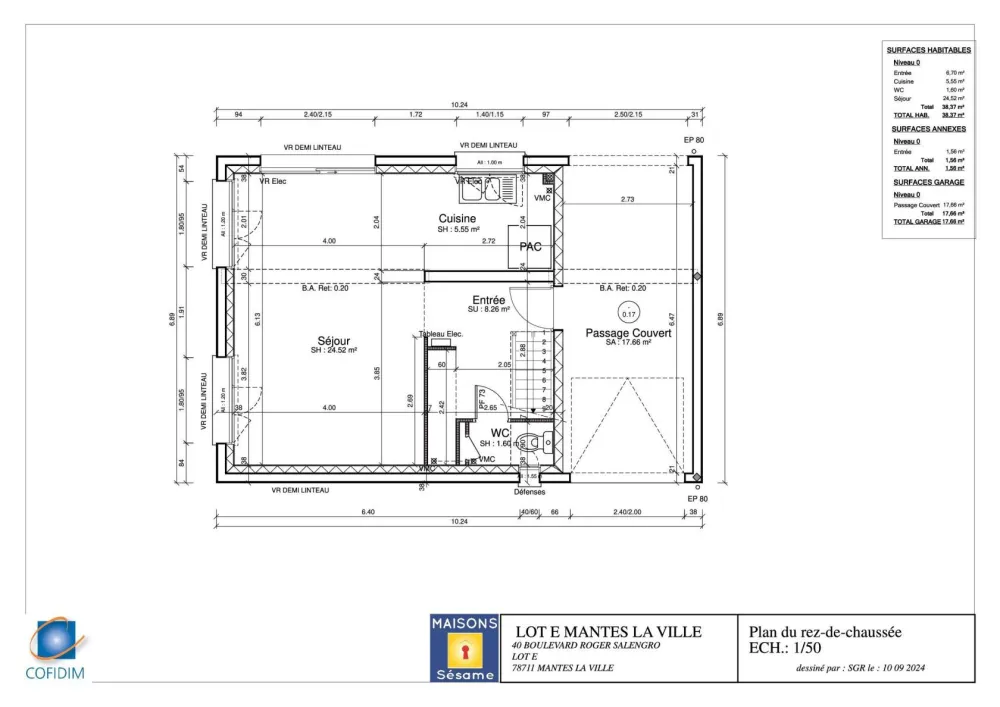 Image du modèle de maison LOT E RDC