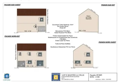 Image du modèle de maison LOT E FACADES