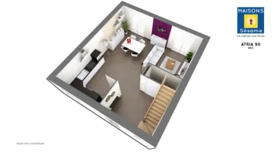 Image du modèle de maison ATRIA 90 RDC