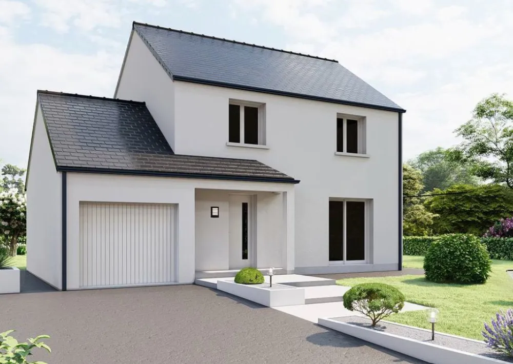 Image du modèle de maison Amélie t5 + garage + porshe 