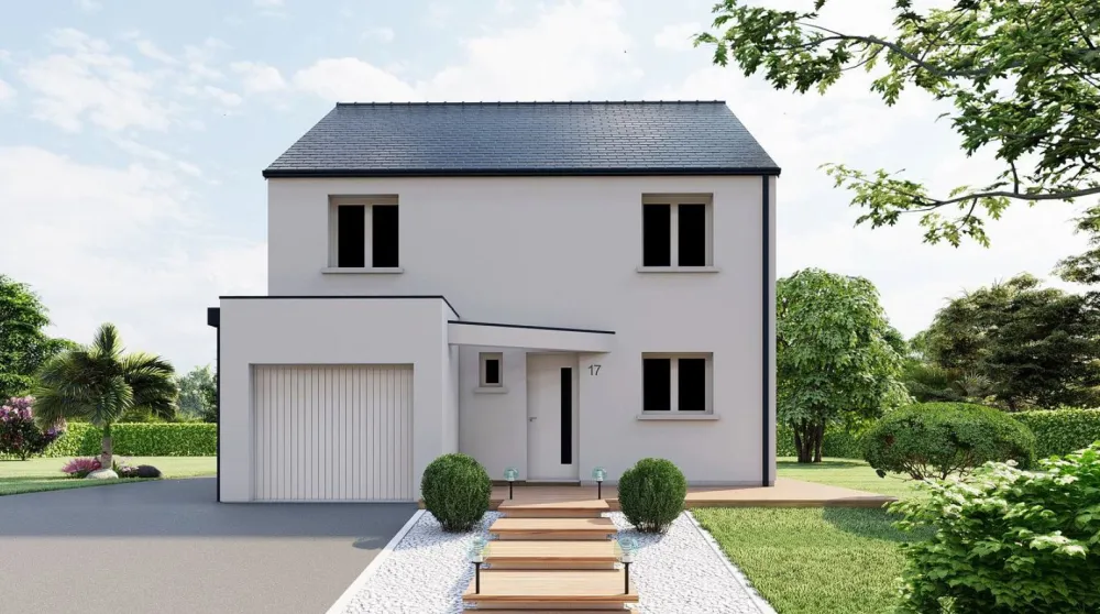 Image du modèle de maison Agnes toit plat garage T6 99.5m2