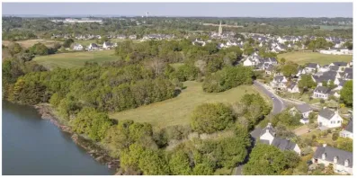 Image du modèle de maison vue drone