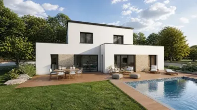 Image du modèle de maison CLERY PERS JARDIN PISCINE REALISTE