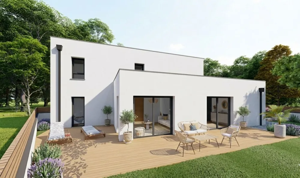 Image du modèle de maison vue sud