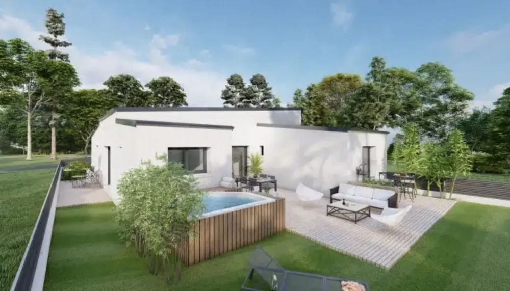 Image du modèle de maison NANTES-PERS ARRIERE -VUE 2