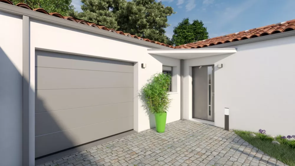Image du modèle de maison Porche d'entrée