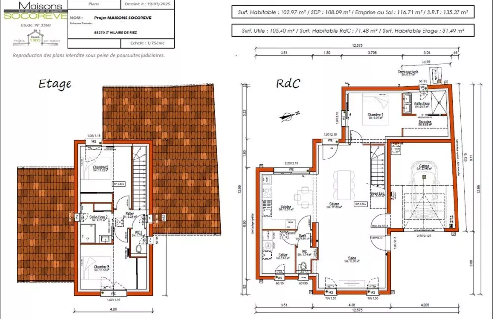 Image du modèle de maison Plan