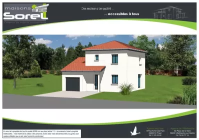 Image du modèle de maison SAINT ROMAIN DE JALIONAS 1