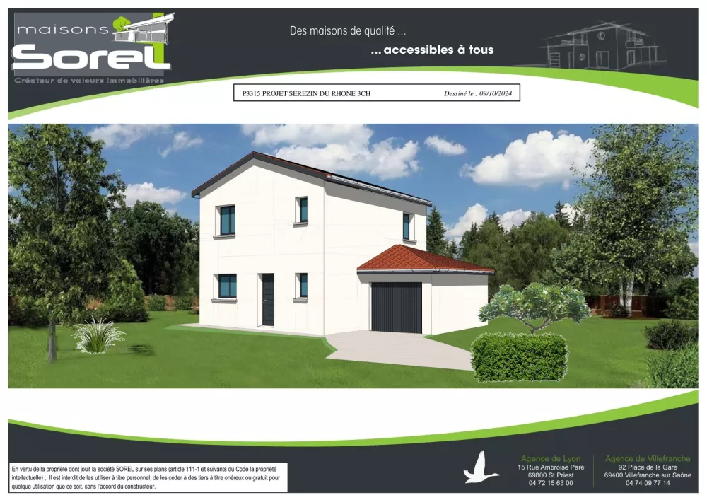 Image du modèle de maison PHOTO 1 SEREZIN 4 CH