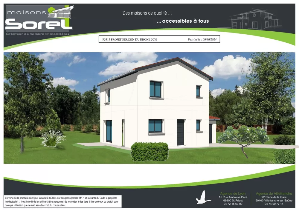 Image du modèle de maison PHOTO 2 SEREZIN 4 CH