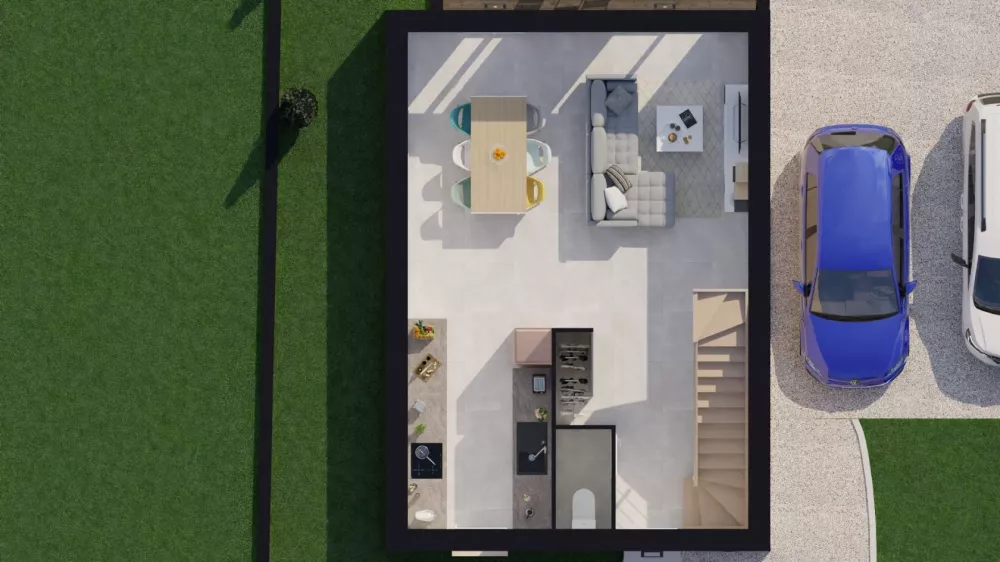 Image du modèle de maison RDC