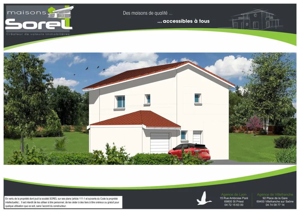 Image du modèle de maison Perspective 1 REYRIEUX