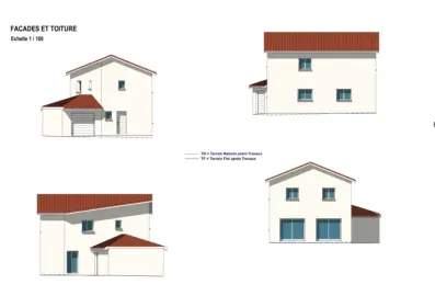 Image du modèle de maison Façades com REYRIEUX