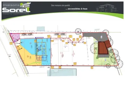Image du modèle de maison Plan de masse - REYRIEUX