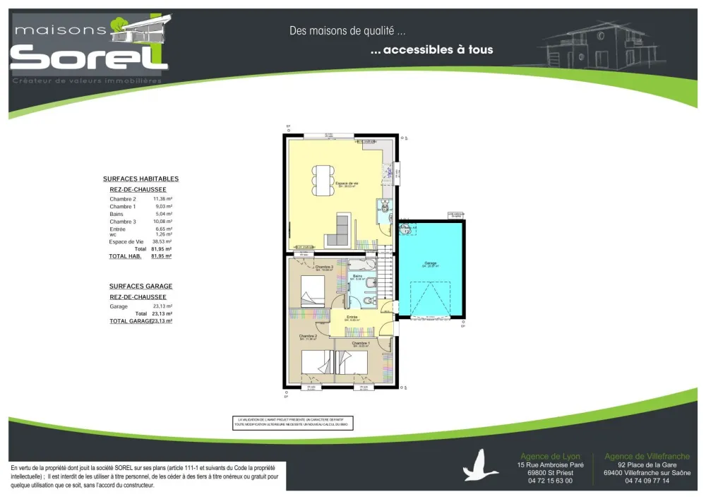 Image du modèle de maison Rdc Com - LOT 11