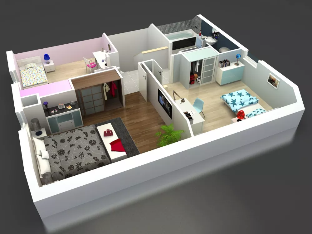 Image du modèle de maison Optima2 etage 050110