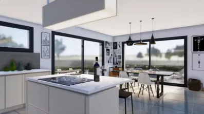 Image du modèle de maison Image 02 SALLE A MANGER  CUISINE