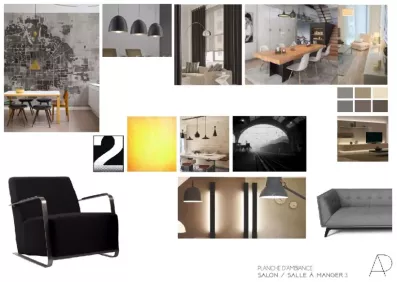 Image du modèle de maison Planche_ambiance_séjour_3_Eko2_AD