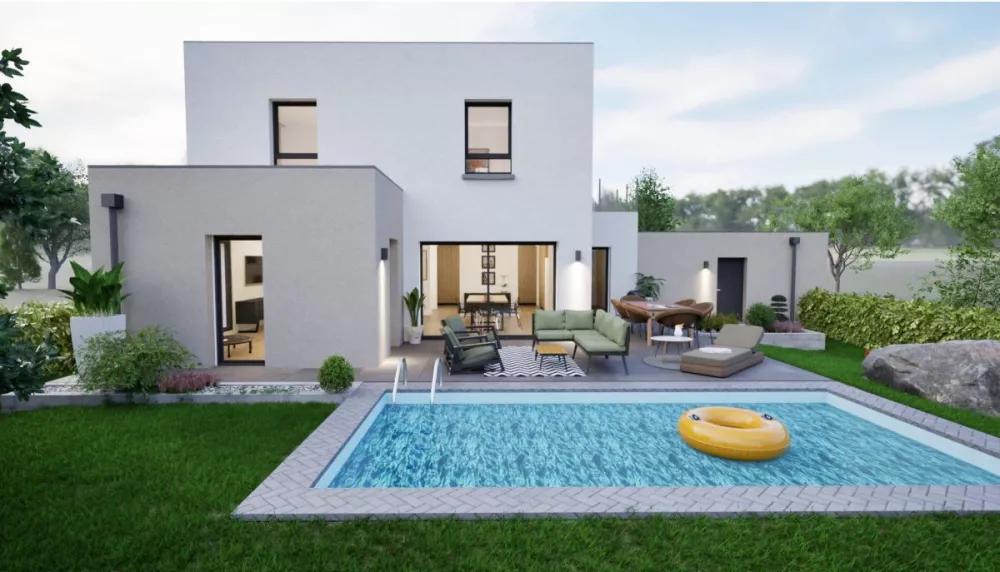 Image du modèle de maison margaryan toit plat 1