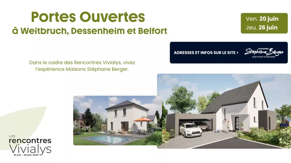 Image du modèle de maison MSB - Visuel Event Vitahome