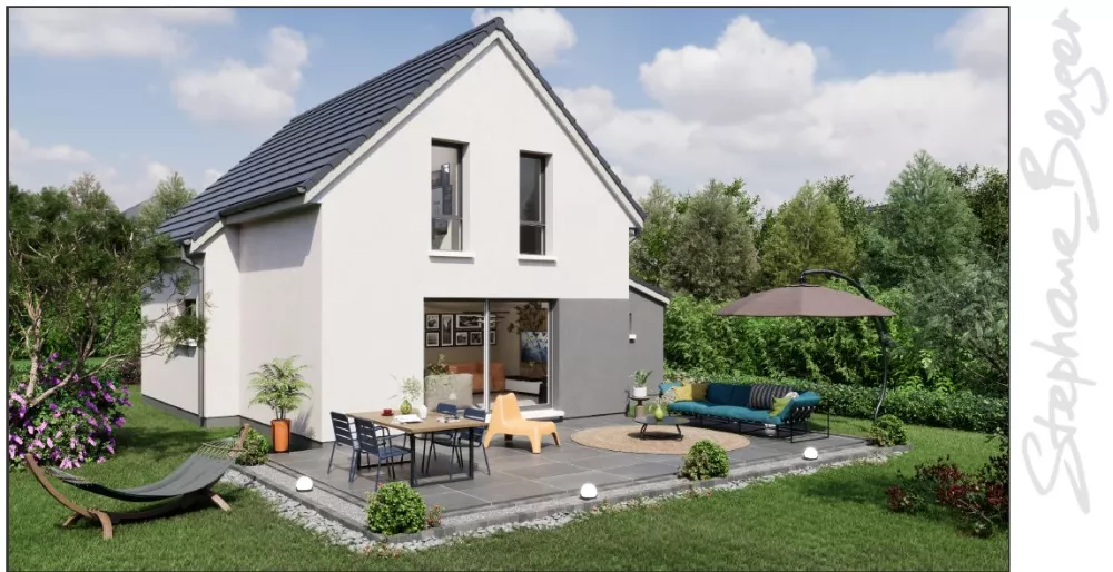 Image du modèle de maison AVP URBANI façade arrière