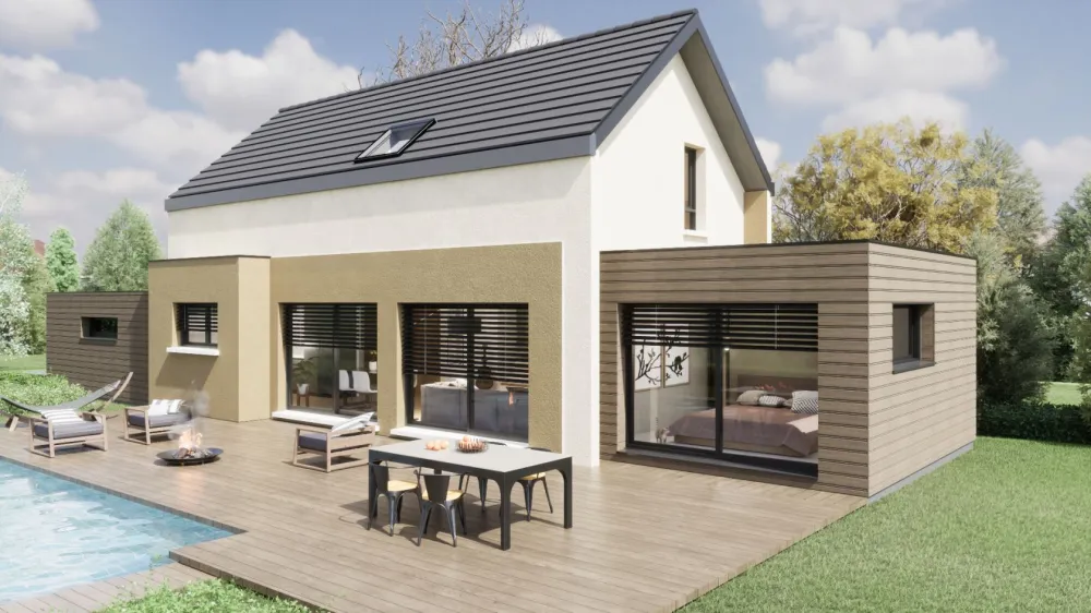 Image du modèle de maison LAKOMIAK PO 1 EVOL CHAMBRE_000