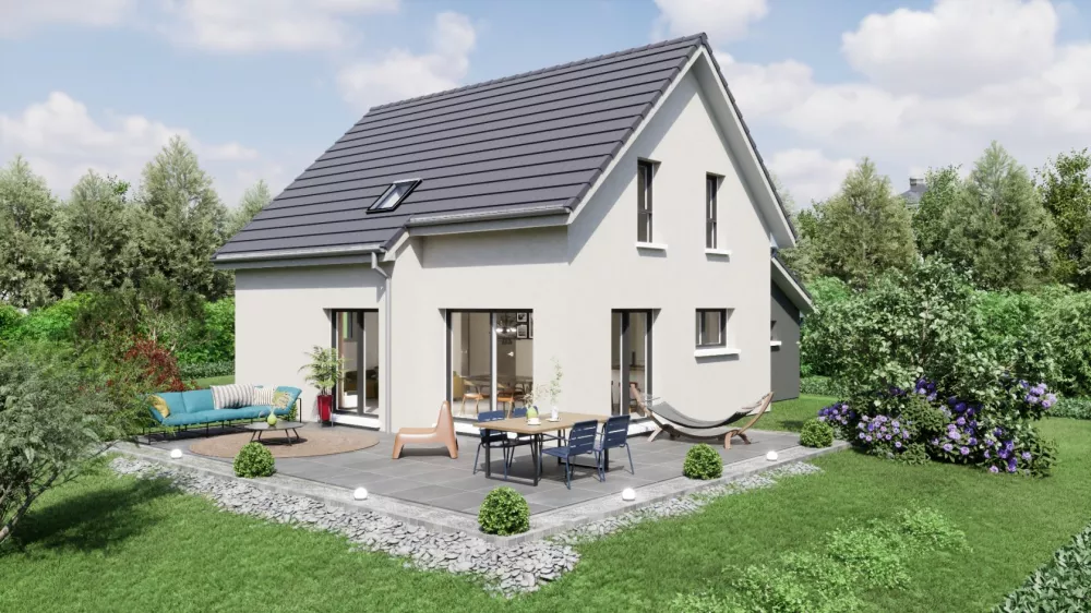 Image du modèle de maison arriere