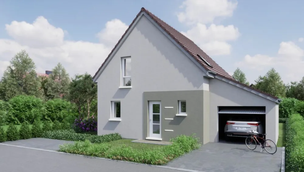 Image du modèle de maison base DIEVAL avant