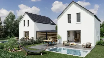 Image du modèle de maison Illustration maison jumelée DESSENHEIM 2 NET_000
