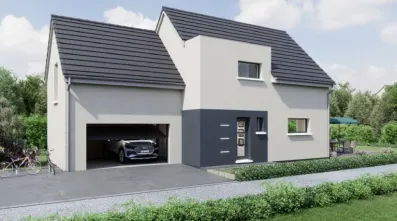 Image du modèle de maison 2 PANS 128 M² AVEC SS-SOL + GARAGE DOUBLE AVP MUJIC