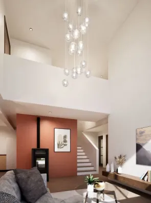 Image du modèle de maison AP Bocquet séjour escalier