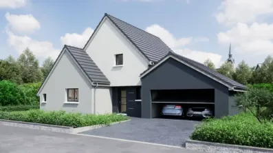 Image du modèle de maison Toiture assymétrique (2)