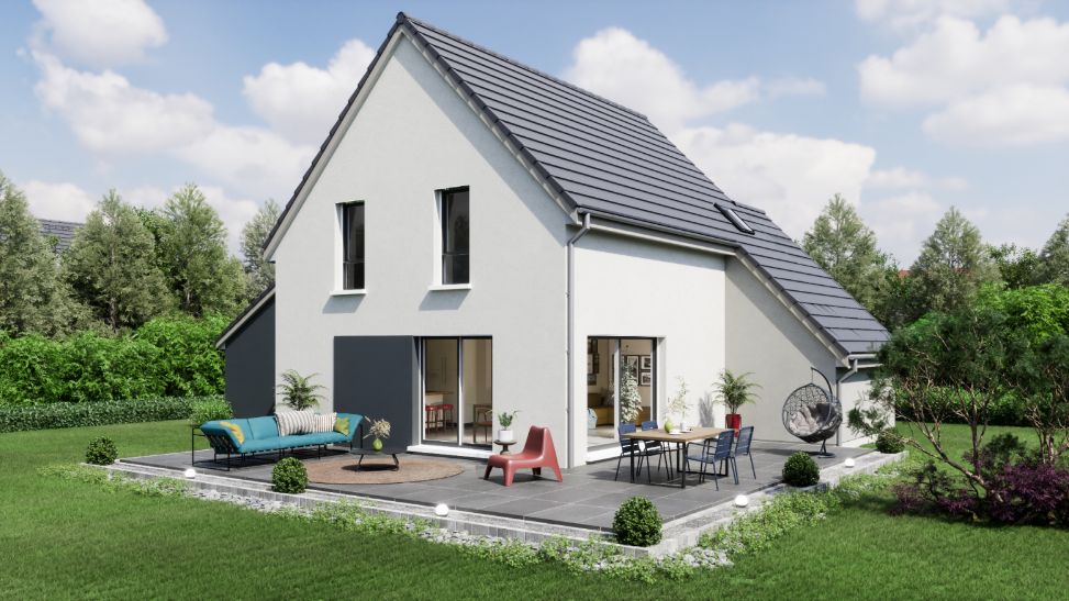 Image du modèle de maison Toiture assymétrique