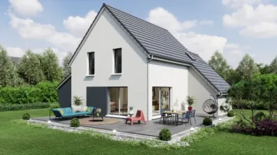 Image du modèle de maison Toiture assymétrique