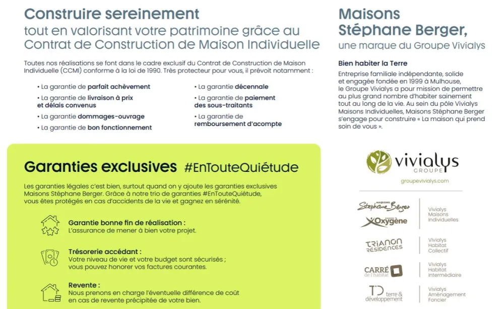 Image du modèle de maison Garanties_CCMI