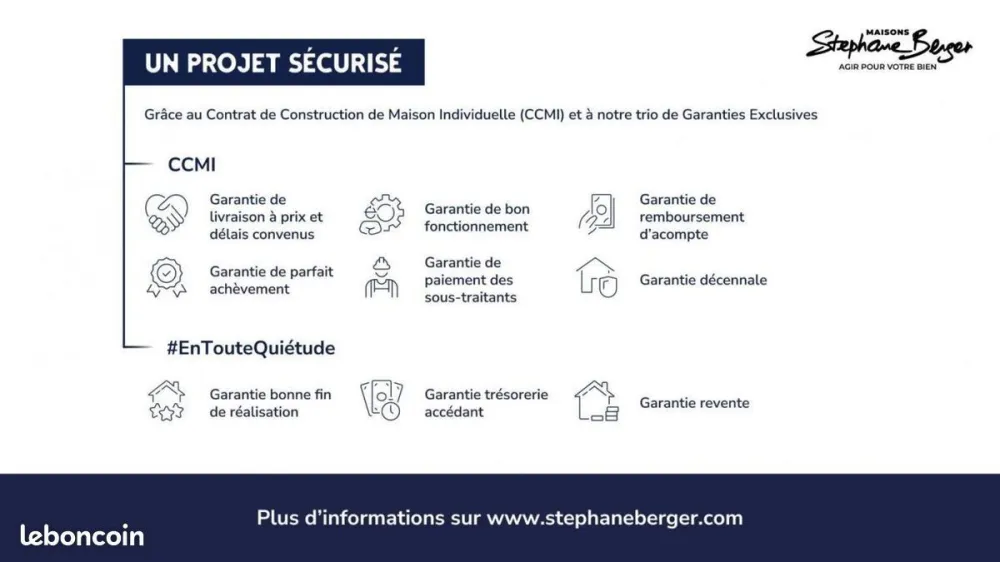 Image du modèle de maison MSB Garanties