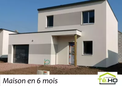 Image du modèle de maison AVANT SANS EX AUVENT ENDUIT BICOLOR