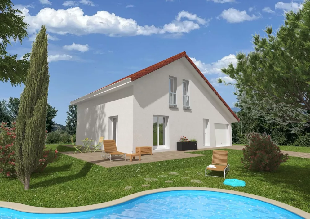 Image du modèle de maison ALOUETTE - VUE LOINTAINE